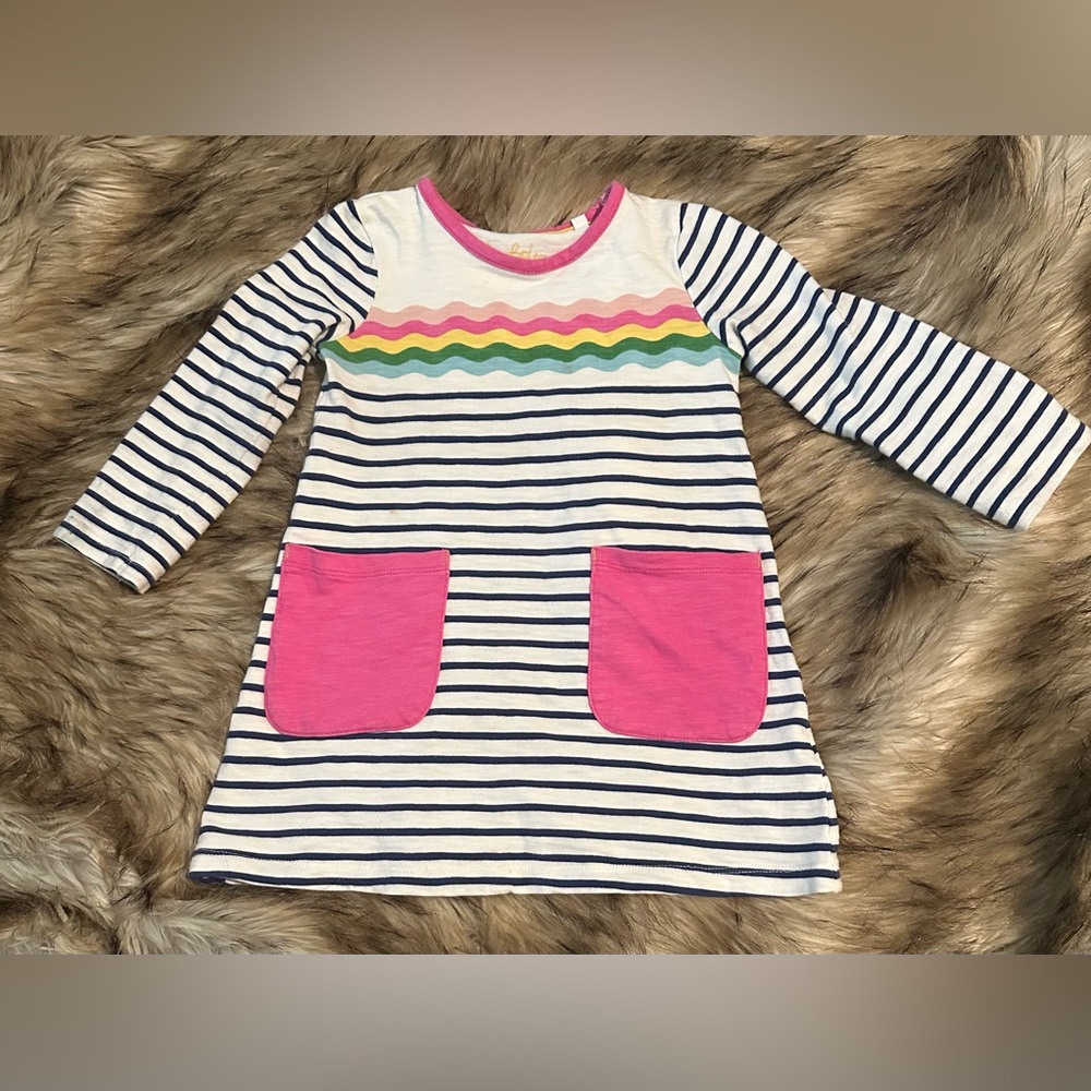Mini Boden size 3-4Y Tunic Dress with pockets